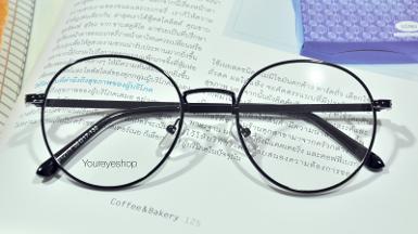 กรอบแว่น เลนส์ใส รุ่น 3121 ทรงนี้ฮิตมากที่สุดในกลุ่มวัยรุ่น